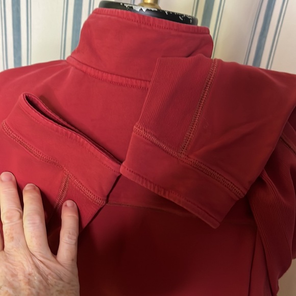 Tommy Bahama Ben & Terry Half-Zip Sweatshirt Large Ptp 23” L29” Arm Hole 24” - Picture 10 of 14